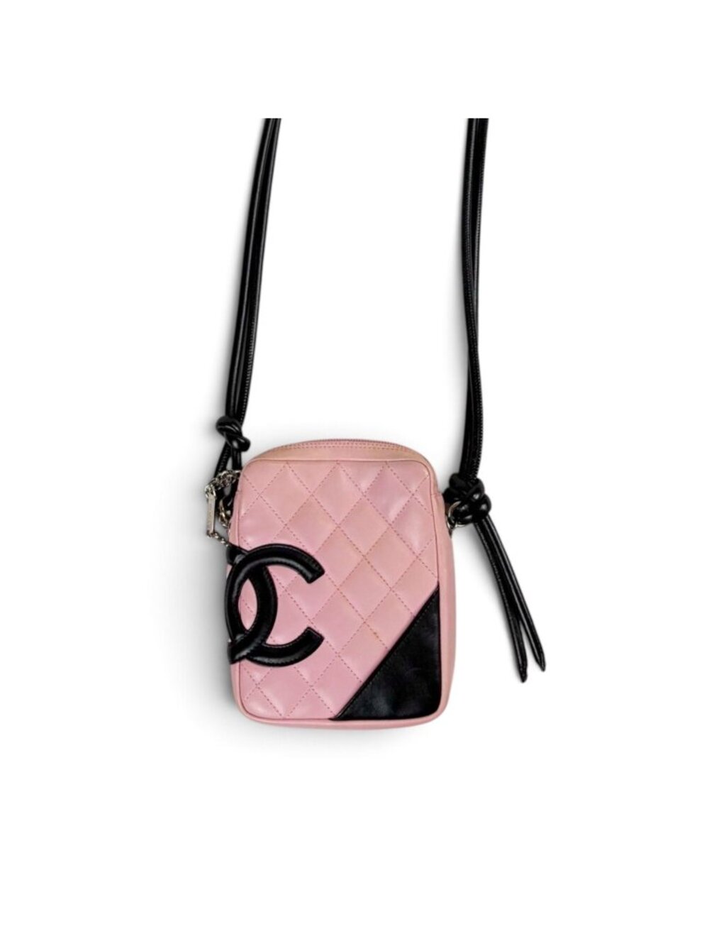 Chanel Cambon Line Mini Shoulder Bag Pink
